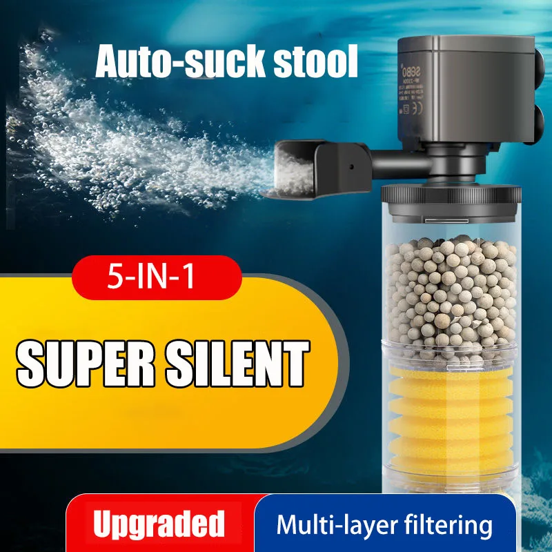 Reef Tank Filter - 220V 50Hz Silent Filter for Aquarium