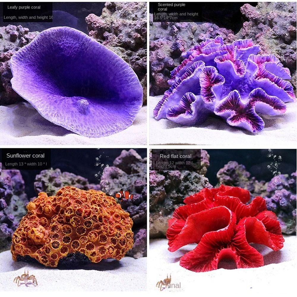 Resin Artificial Coral Model L - Marine Coral 评论和价格