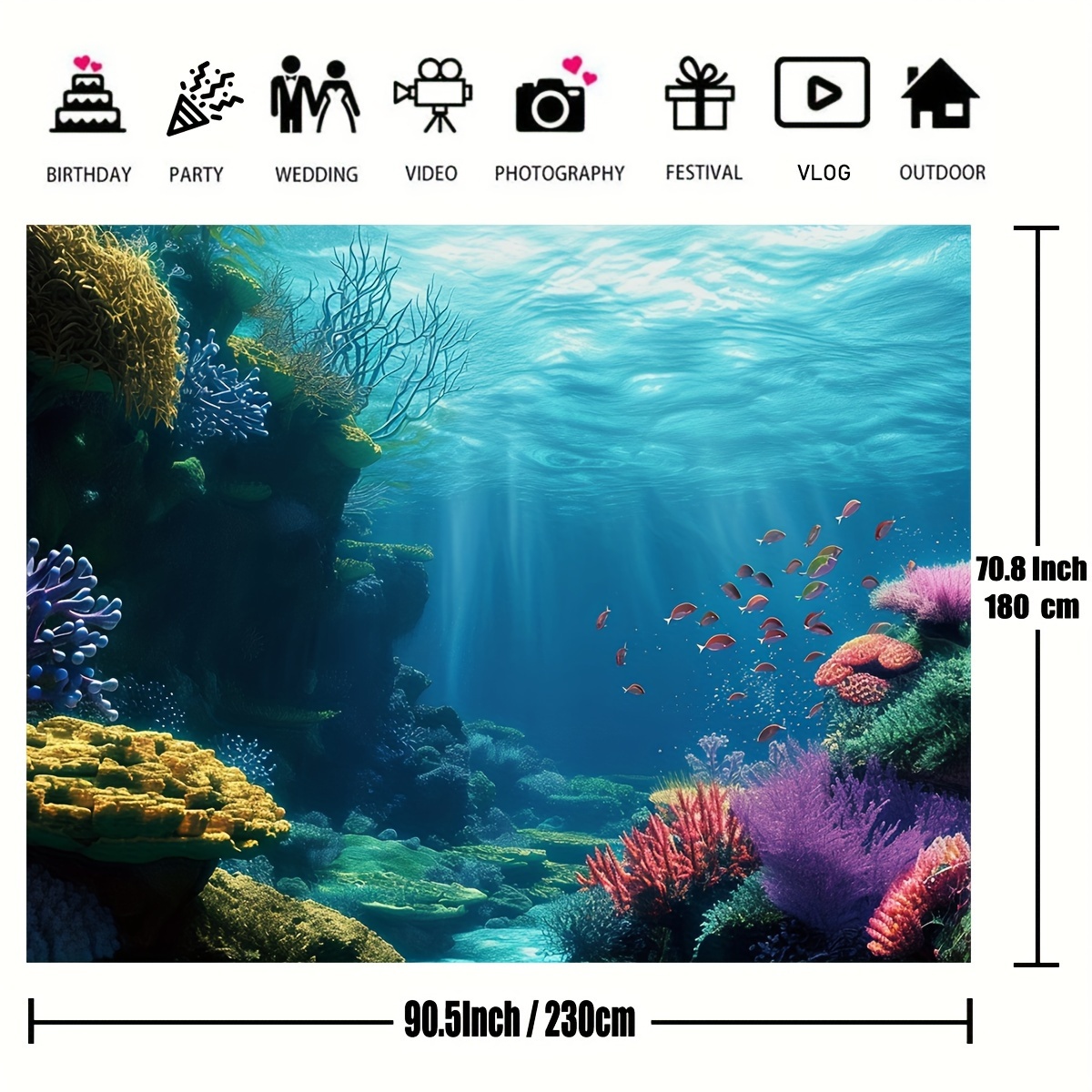 1pc Underwater Coral Reef Fish - Marine Coral 评论和价格